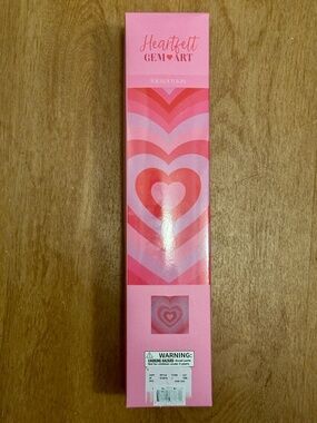 NEW Heartfelt Gem Art Heart Diamond Painting Craft Kit 11.8 Inch